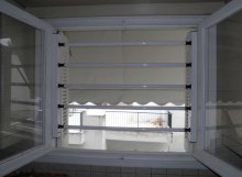 Σταθερές μπάρες για παράθυρα | Βιομεταλουμίν | Χωρίς εμφανή στήριξη | Αισθητική - Ασφάλεια