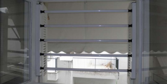 Σταθερές μπάρες για παράθυρα | Βιομεταλουμίν | Χωρίς εμφανή στήριξη | Αισθητική - Ασφάλεια